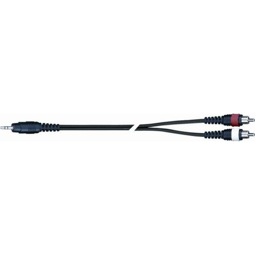 Кабель аудио 1xMini Jack - 2xRCA QUIK LOK SX40-3K 3.0m