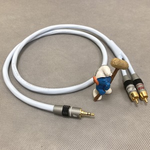 Кабель аудио 1xMini Jack - 2xRCA Supra BiLine MP-2RCA Blue 1.0m