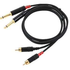 Кабель аудио 2xJack - 2xRCA Cordial CFU 0.9 PC 0.9m
