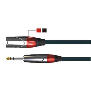 Кабель аудио 1xJack - 1xXLR Soundking BXJ024-A 6.0m