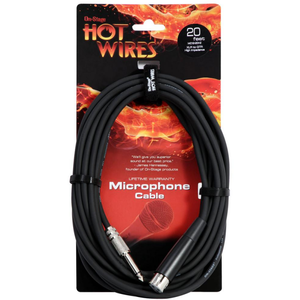 Кабель аудио 1xJack - 1xXLR OnStage MC12-20HZ 6.0m