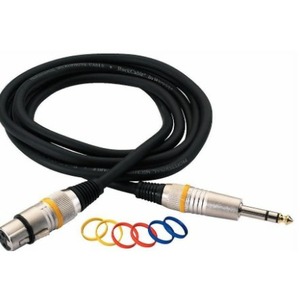 Кабель аудио 1xJack - 1xXLR Rockcable RCL30386 D6 F BA 6.0m