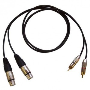 Кабель аудио 2xRCA - 2xXLR Bespeco RCF150 1.5m