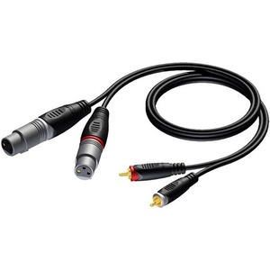 Кабель аудио 2xRCA - 2xXLR Procab REF705/3 3.0m