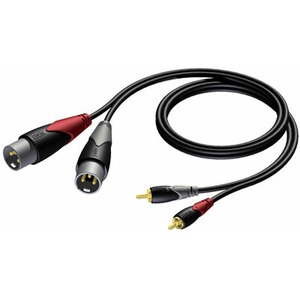 Кабель аудио 2xRCA - 2xXLR Procab CLA701/2 2.0m