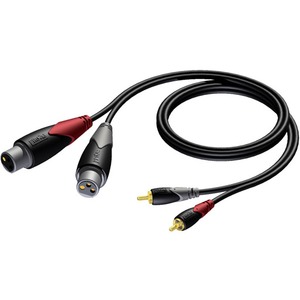 Кабель аудио 2xRCA - 2xXLR Procab CLA705/1.5 1.5m