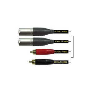 Кабель аудио 2xRCA - 2xXLR Schulz Kabel RRXXM 1 1.0m