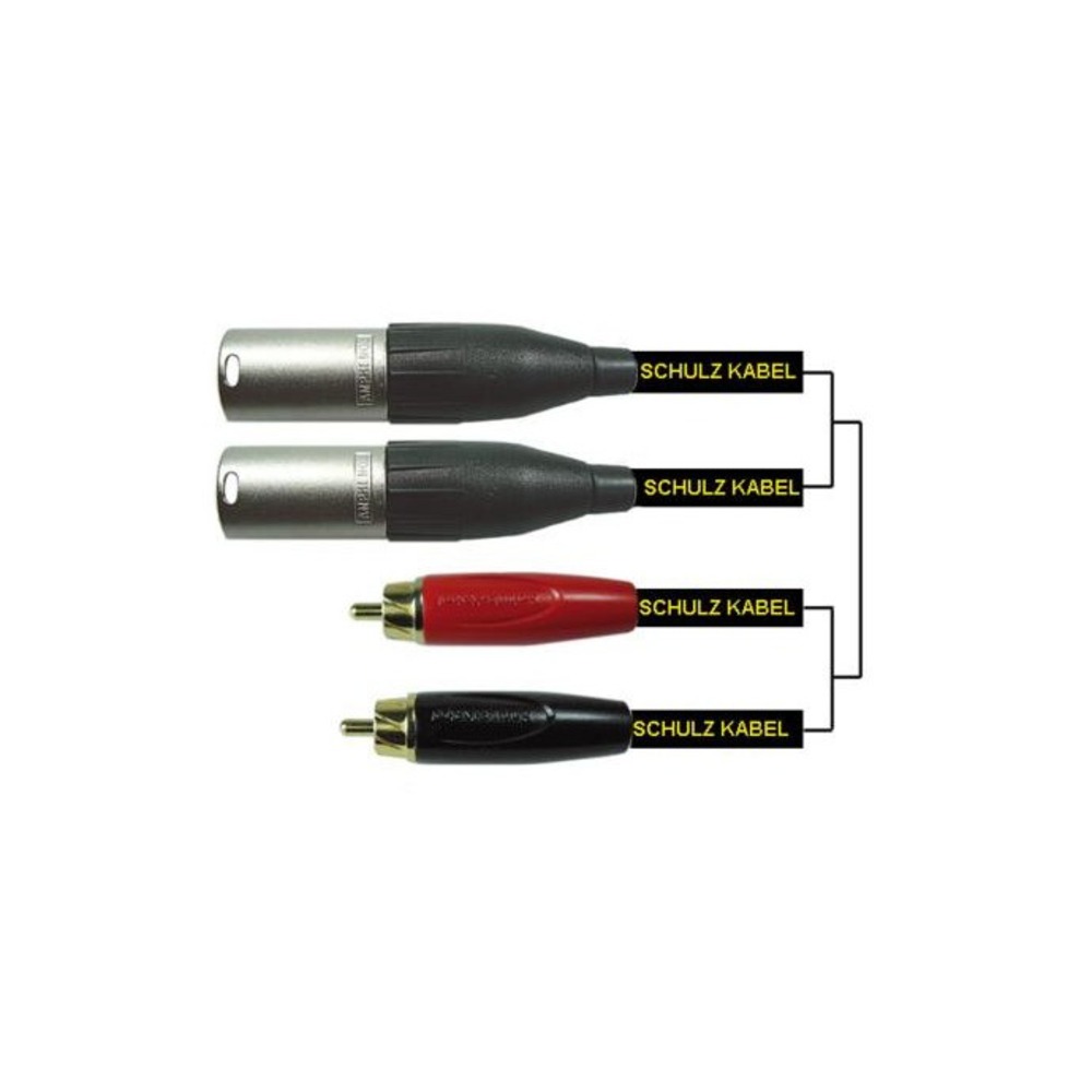 Кабель аудио 2xRCA - 2xXLR Schulz Kabel RRXXM 3 3.0m