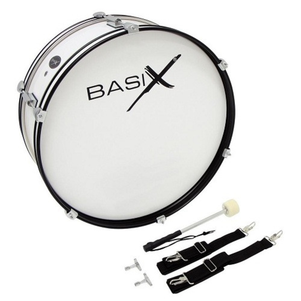Бас барабан маршевый BasiX Junior Bass Drum 22x7