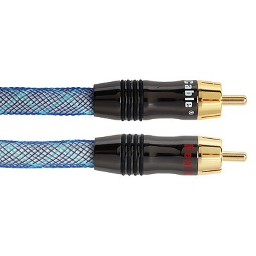 Кабель аудио 2xRCA - 2xRCA Real Cable E CA 0.75m