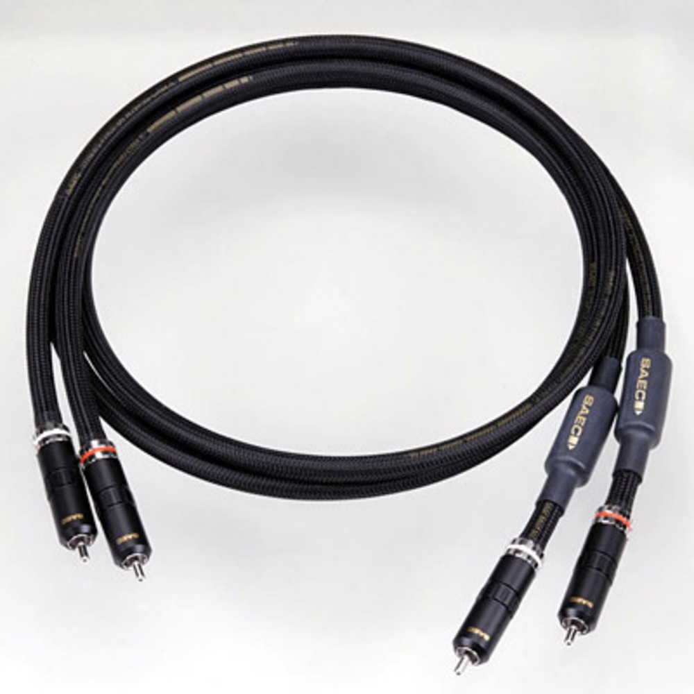 Кабель аудио 2xRCA - 2xRCA SAEC SL-4000 RCA 0.7m