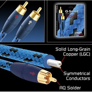 Кабель аудио 2xRCA - 2xRCA Audioquest G-Snake 1.0m