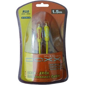 Кабель аудио 2xRCA - 2xRCA DAXX R10-15 1.5m
