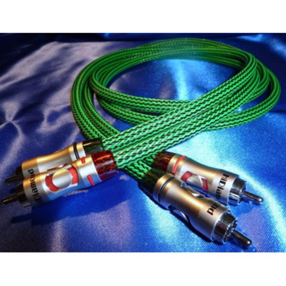 Кабель аудио 2xRCA - 2xRCA HiDiamond Diamond Green MKII 1.0m
