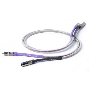 Кабель аудио 2xRCA - 2xRCA Analysis Plus Silver Oval-in RCA 2.0m