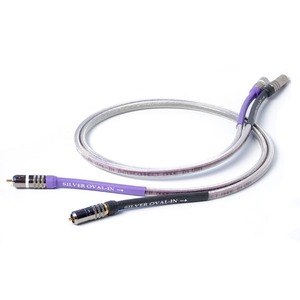 Кабель аудио 2xRCA - 2xRCA Analysis Plus Silver Oval-in RCA 1.0m