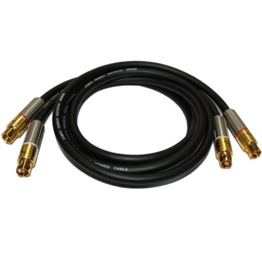 Кабель аудио 2xRCA - 2xRCA SAEC SL-Ag/HB 1.0m