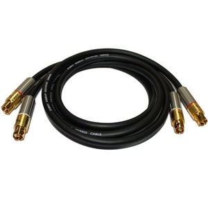 Кабель аудио 2xRCA - 2xRCA SAEC SL-Ag/HB 1.0m