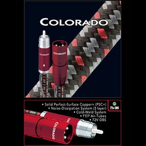 Кабель аудио 2xRCA - 2xRCA Audioquest Colorado 0.75m
