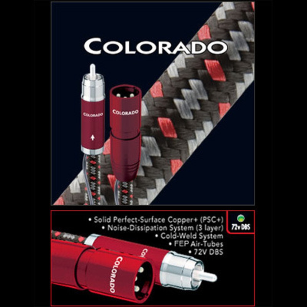 Кабель аудио 2xRCA - 2xRCA Audioquest Colorado 1.0m