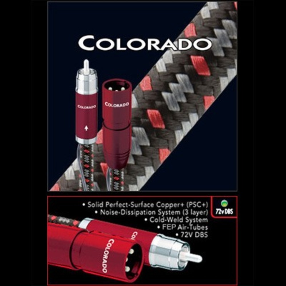 Кабель аудио 2xRCA - 2xRCA Audioquest Colorado 1.5m