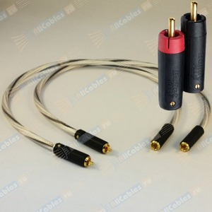 Кабель аудио 2xRCA - 2xRCA Abbey Road Cable Reference BULLET PLUG RCA 0.6m