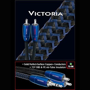 Кабель аудио 2xRCA - 2xRCA Audioquest Victoria 2RCA-2RCA 0.6m