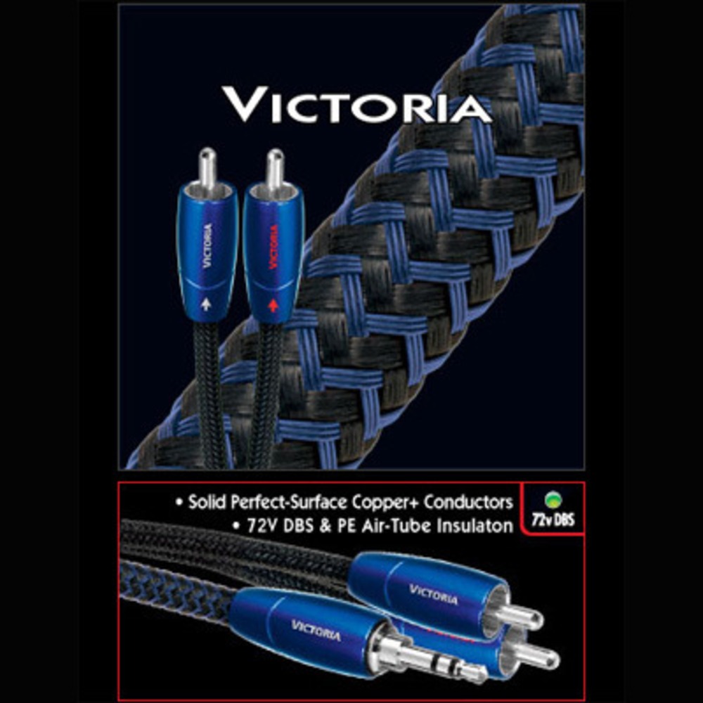 Кабель аудио 2xRCA - 2xRCA Audioquest Victoria 2RCA-2RCA 1.0m