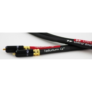 Кабель аудио 2xRCA - 2xRCA Tellurium Q Ultra Black RCA Interconnect 1.0m