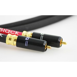 Кабель аудио 2xRCA - 2xRCA Tellurium Q Ultra Black RCA Interconnect 1.0m