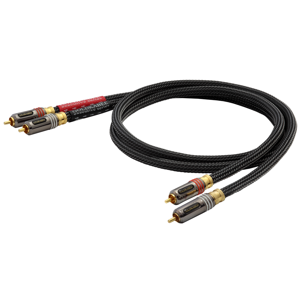 Кабель аудио 2xRCA - 2xRCA GoldKabel Executive RCA Stereo Cable 0.75m