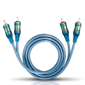 Кабель аудио 2xRCA - 2xRCA Oehlbach 92025 Performance Ice Blue 5.0m