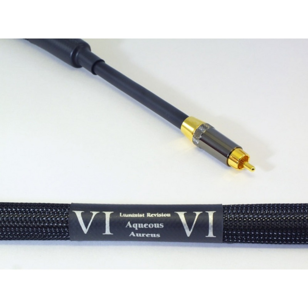 Межблочный аудио кабель Purist Audio Design Aqueous Aureus Interconnects RCA Luminist Revision 1.0m