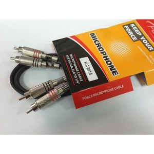Кабель аудио 2xRCA - 2xRCA FORCE FLC-20/1,5 1.5m
