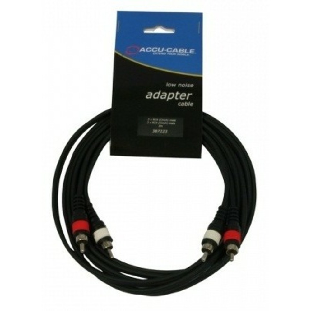 Кабель аудио 2xRCA - 2xRCA American DJ AC-R/3 3.0m
