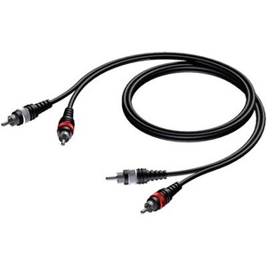 Кабель аудио 2xRCA - 2xRCA Procab CAB800/0.5 0.5m