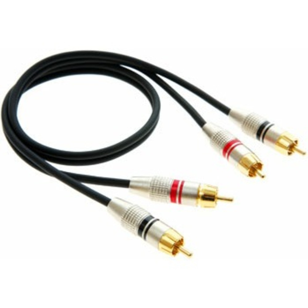 Кабель аудио 2xRCA - 2xRCA QteX SC-2RP-1.8 1.8m