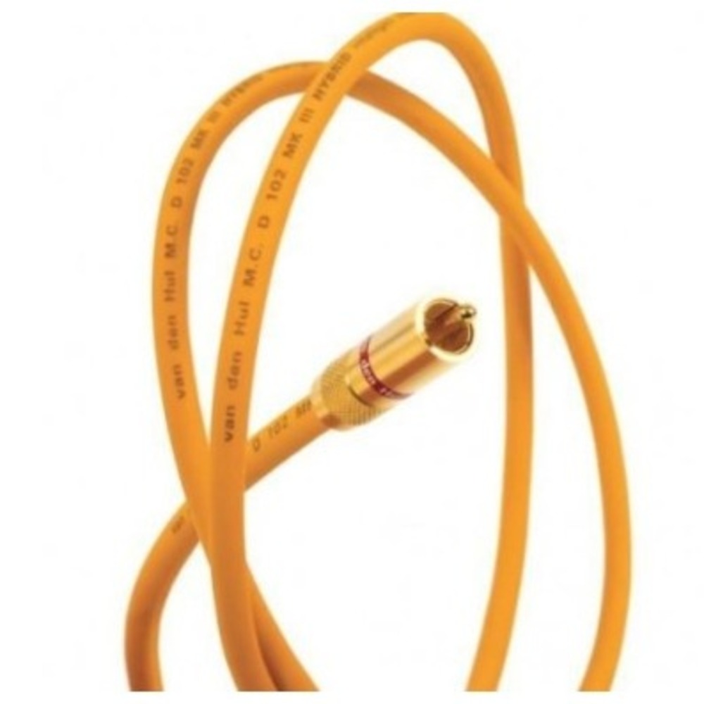 Кабель аудио 2xRCA - 2xRCA Van Den Hul D-102 III Hybrid (3T) RCA 1.2m