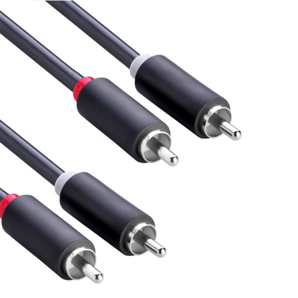 Кабель аудио 2xRCA - 2xRCA Greenconnect GCR-51805 1.0m