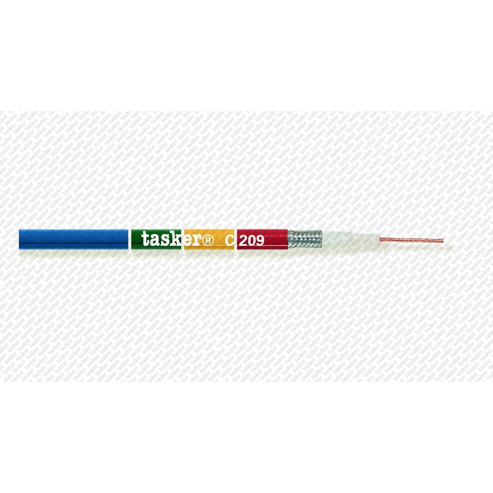 Кабель аудио в нарезку Tasker C209 Blue