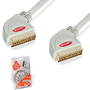 Кабель видео SCART - SCART DeLink Scart-Scart 5.0m