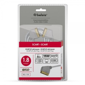 Кабель видео SCART - SCART Belsis BGL1150 1.8m