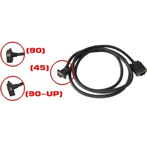 Кабель видео VGA - VGA Kramer C-GM/GM(90-UP)-3 0.9m