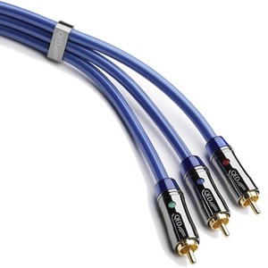 Кабель видео компонентный QED (I-QEDPCV/1) Performance Component Video 1.0m