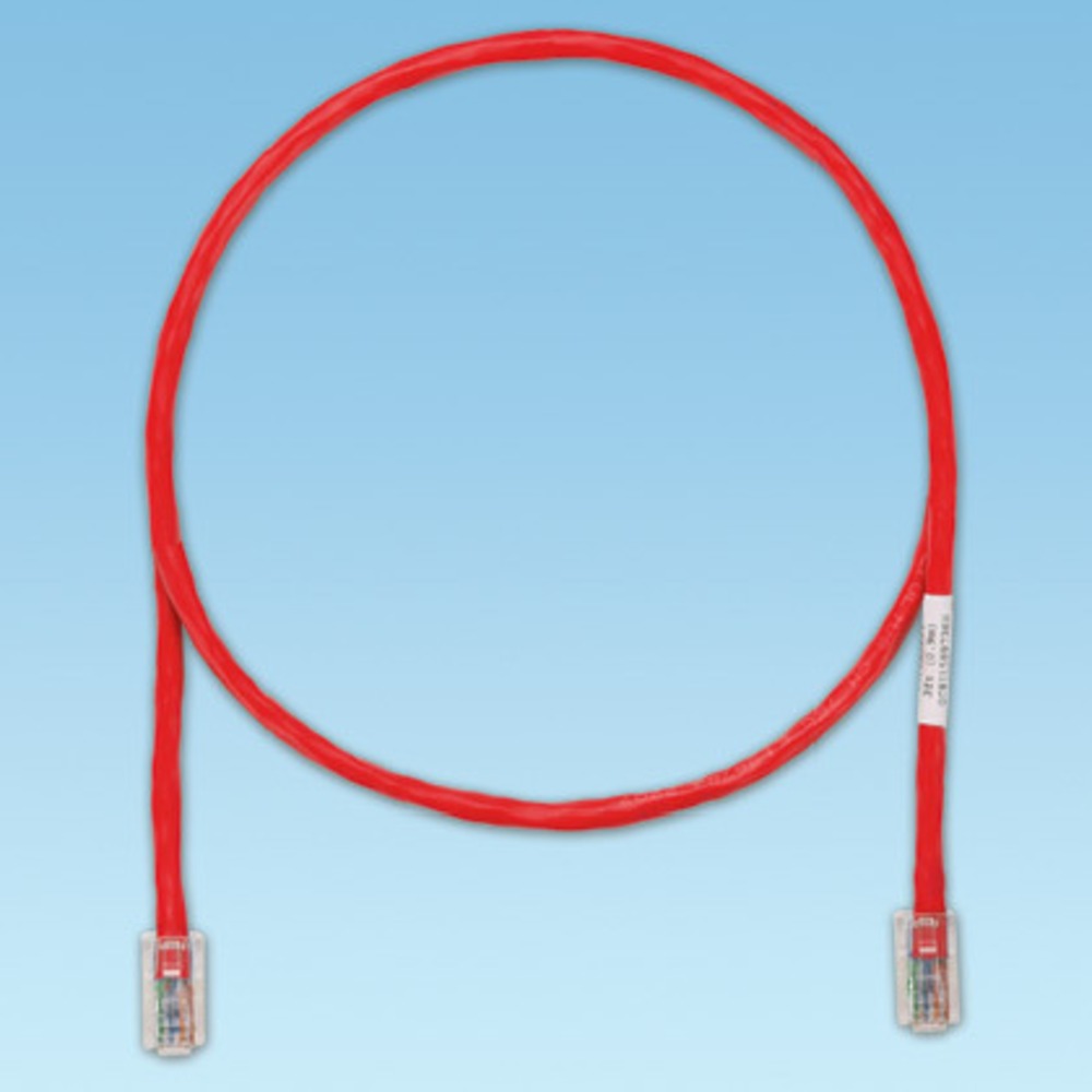 Кабель витая пара патч-корд Panduit UTPCH1MRDY 1.0m