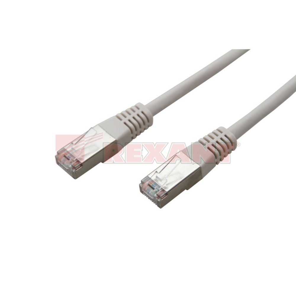 Патч-корд UTP Rexant 18-1004-1 FTP 5e серый (1 штука) 1.5m