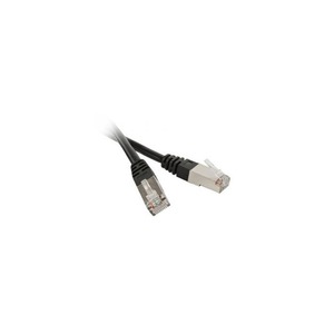 Кабель витая пара патч-корд Hyperline PC-LPM-STP-RJ45-RJ45-C5e-0.5M-BK 0.5m