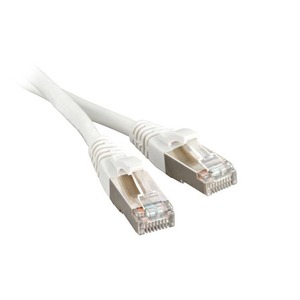 Кабель витая пара патч-корд Hyperline PC-LPM-STP-RJ45-RJ45-C5e-0.5M-WH 0.5m