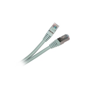 Кабель витая пара патч-корд Hyperline PC-LPM-STP-RJ45-RJ45-C5e-1M-GY 1.0m