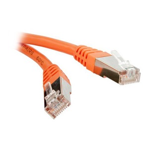 Кабель витая пара патч-корд Hyperline PC-LPM-STP-RJ45-RJ45-C5e-2M-OR  2.0m